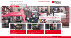 Desktop Screenshot of malteser-aschaffenburg.de